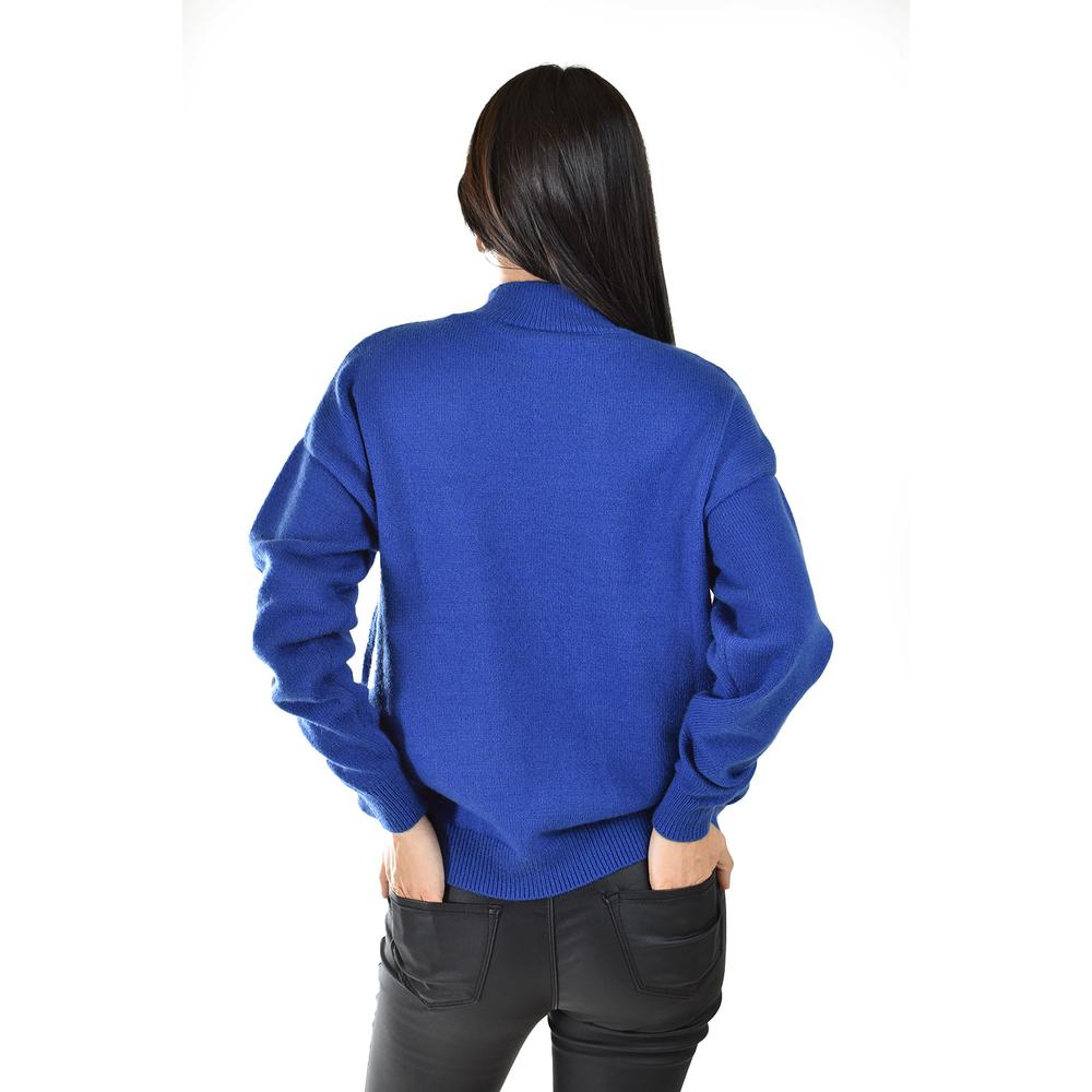 Foto 4 pulgar | Sueter De Cuello Redondo Roman Fashion / Juvenil, 4006 (azul Rey) Azul