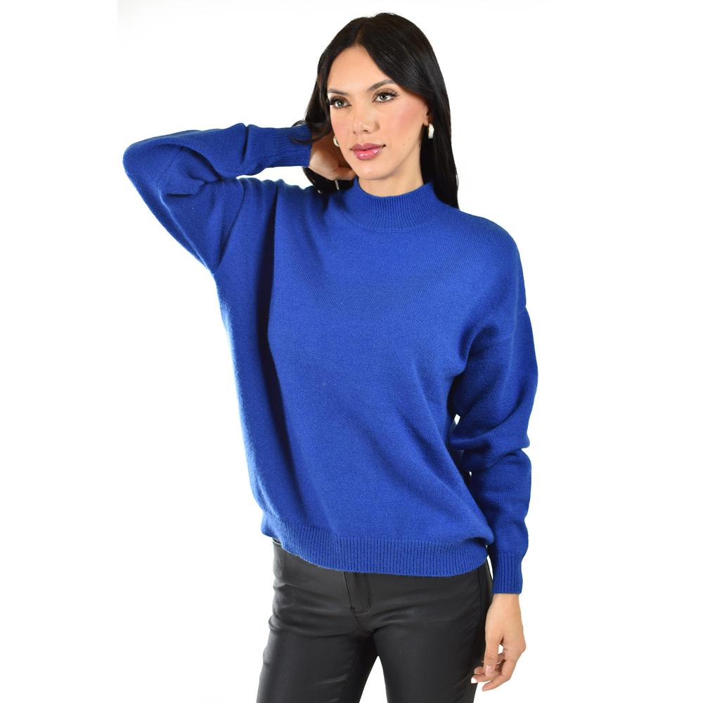 Foto 6 pulgar | Sueter De Cuello Redondo Roman Fashion / Juvenil, 4006 (azul Rey) Azul