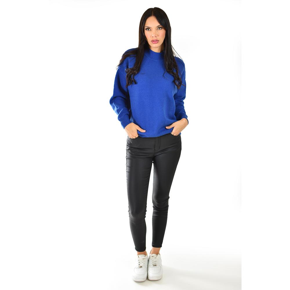 Foto 7 pulgar | Sueter De Cuello Redondo Roman Fashion / Juvenil, 4006 (azul Rey) Azul