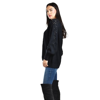 Foto 2 | Cardigan De Punto Roman Fashion /juvenil, 41849 (negro) Negro