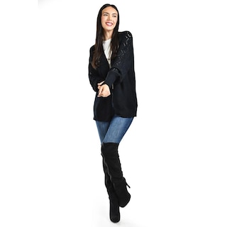 Foto 5 | Cardigan De Punto Roman Fashion /juvenil, 41849 (negro) Negro