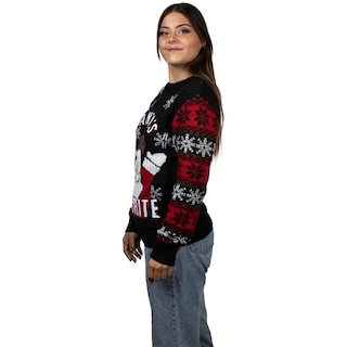 Foto 2 | Ugly Sweater Rev Suéter Navideño De Santa Claus Color Negro Para Navidad