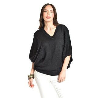 Foto 2 | Suéter de Punto Manga Corta Roman Fashion Negro Juvenil