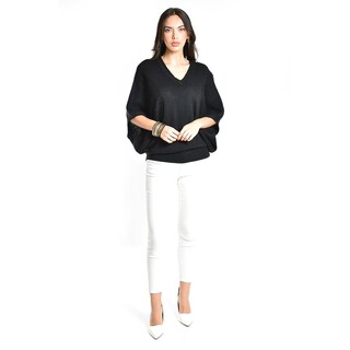 Foto 6 | Suéter de Punto Manga Corta Roman Fashion Negro Juvenil