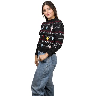 Foto 2 | Ugly Sweater Rev Suéter Navideño De Focos Navideños Color Negro Para Navidad