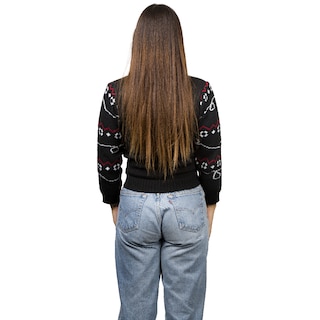 Foto 3 | Ugly Sweater Rev Suéter Navideño De Focos Navideños Color Negro Para Navidad