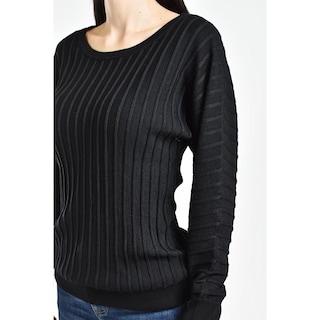 Foto 4 | Sueter Con Relieve A Rayas Roman Fashion /juvenil, 4002 (negro) Negro