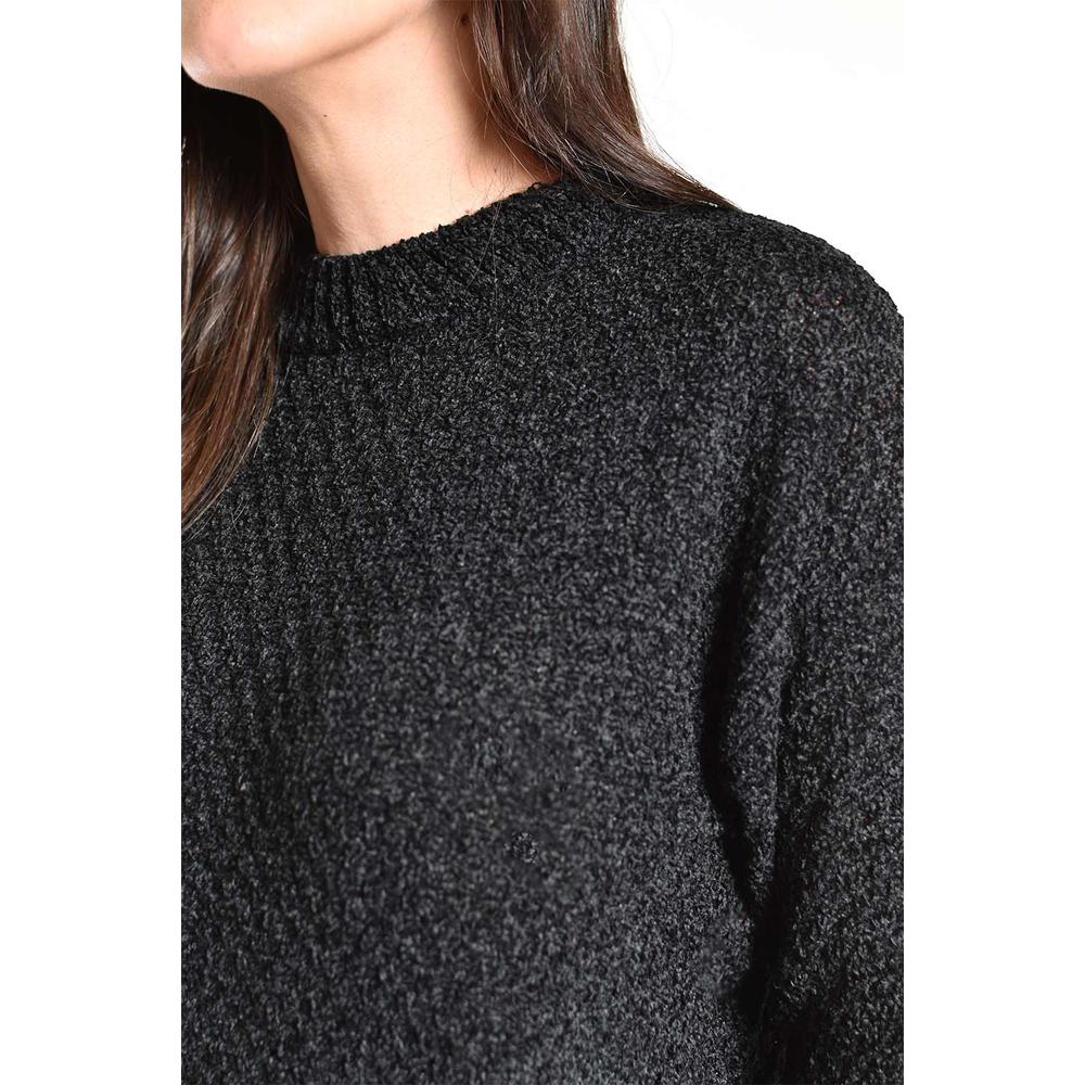 Foto 5 pulgar | Sueter Tejido Cuello Redondo Roman Fashion /juvenil, 2878 (negro) Negro