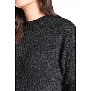 Foto 4 | Sueter Tejido Cuello Redondo Roman Fashion /juvenil, 2878 (negro) Negro