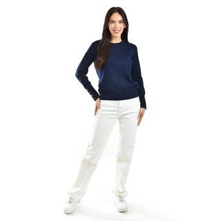 Foto 5 | Sueter De Manga Con Botones Roman Fashion /juvenil, 4001 (azul Marino) Azul Marino
