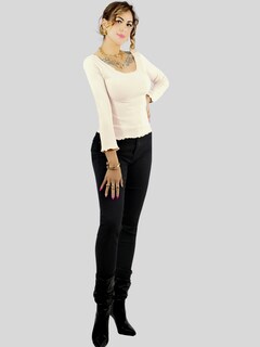 Foto 5 | Set De 2 Sueter De Mujer Manga Larga Sueteres Suet-1014 Variedad De Colores Botón Sweater