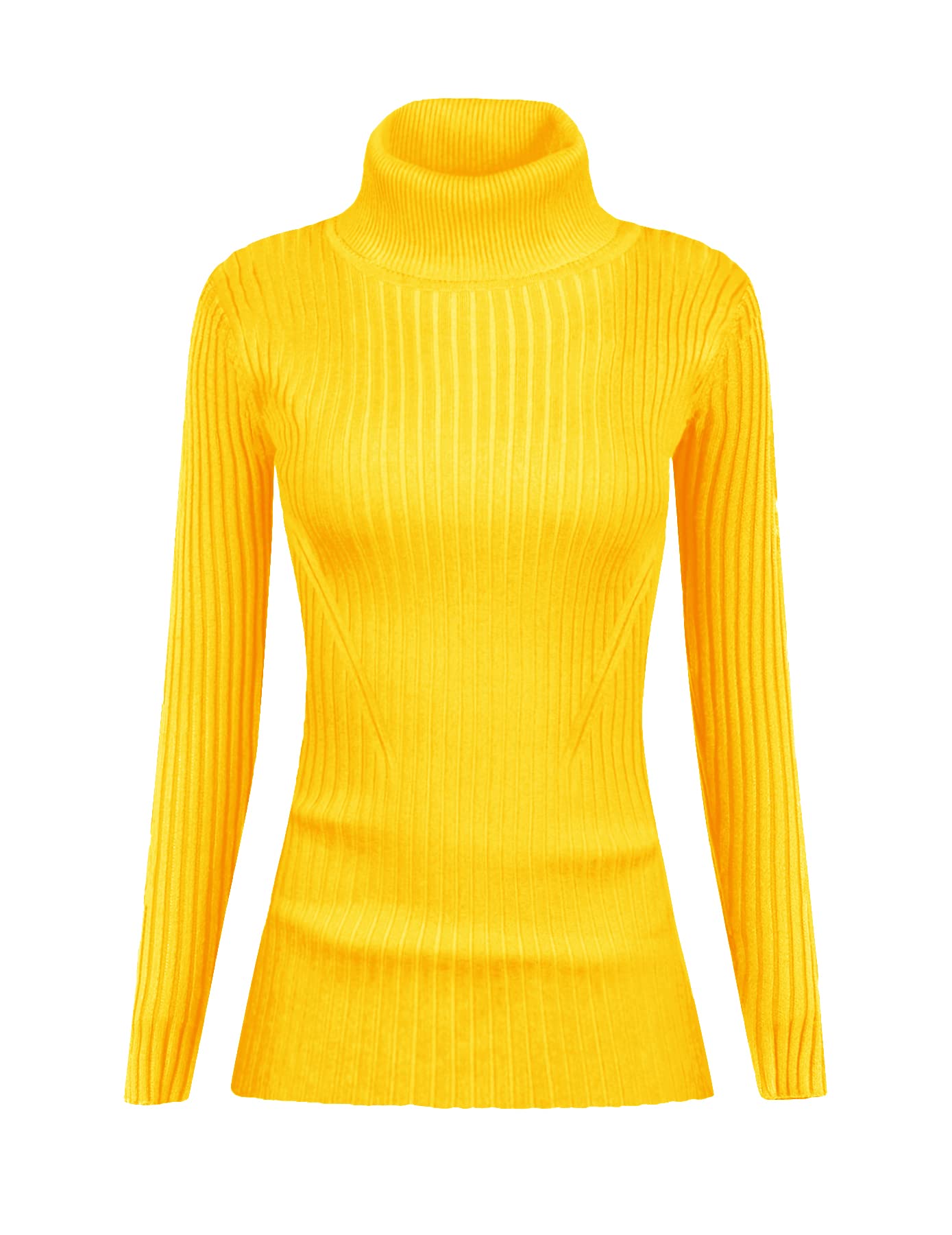 Jersey V28 Para Mujer, Elástico, Cuello Alto, Tejido Amarillo, Talla M - Venta Internacional.