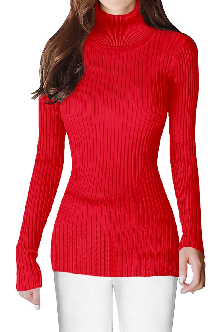 Foto 4 pulgar | Jersey V28 Para Mujer, Elástico, Cuello Alto, Tejido Rojo, Talla Xl - Venta Internacional.