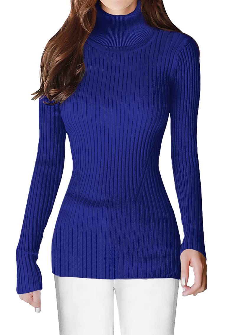 Jersey V28 Para Mujer, Elástico, Cuello Alto, Tejido Azul, Talla S - Venta Internacional.