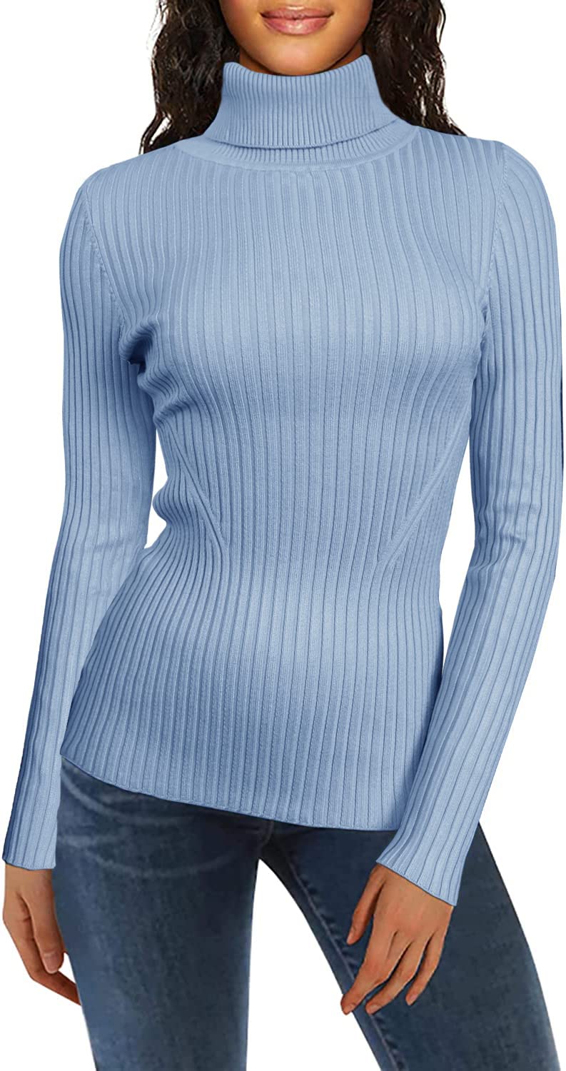 Jersey V28 De Manga Larga De Punto Con Cuello Alto Elástico Para Mujer - Venta Internacional.