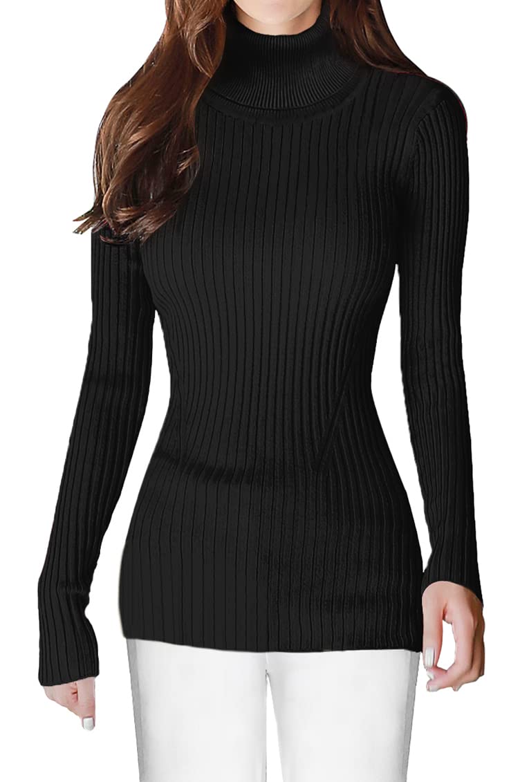 Jersey V28 Para Mujer, Elástico, Cuello Alto, Tejido Negro, Talla Xl - Venta Internacional.