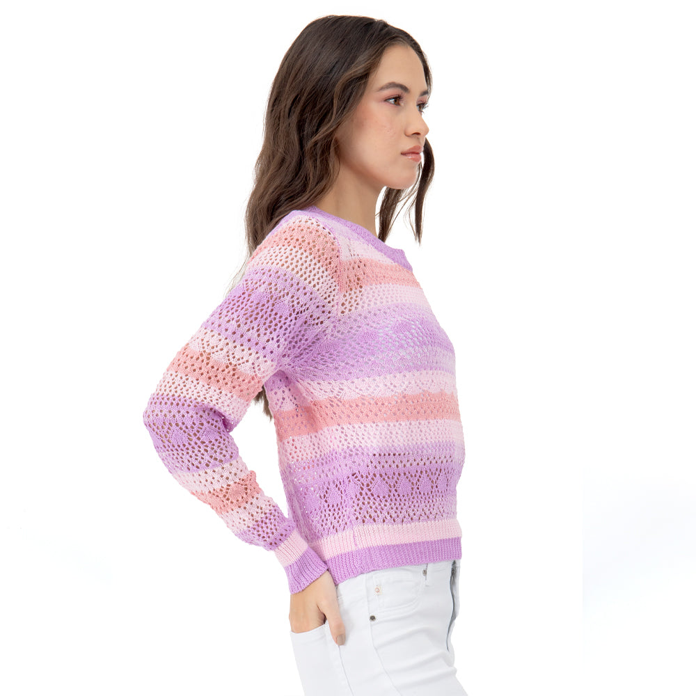 Foto 2 | Suéter Para Mujer Quarry Tejido Multicolor