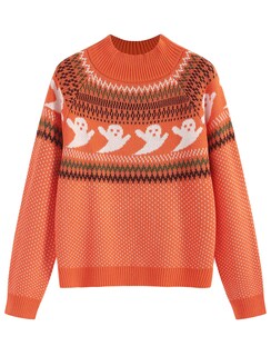 Foto 1 | Jersey Zaful de Cuello Alto con Manga de Farol para Mujer - Venta Internacional