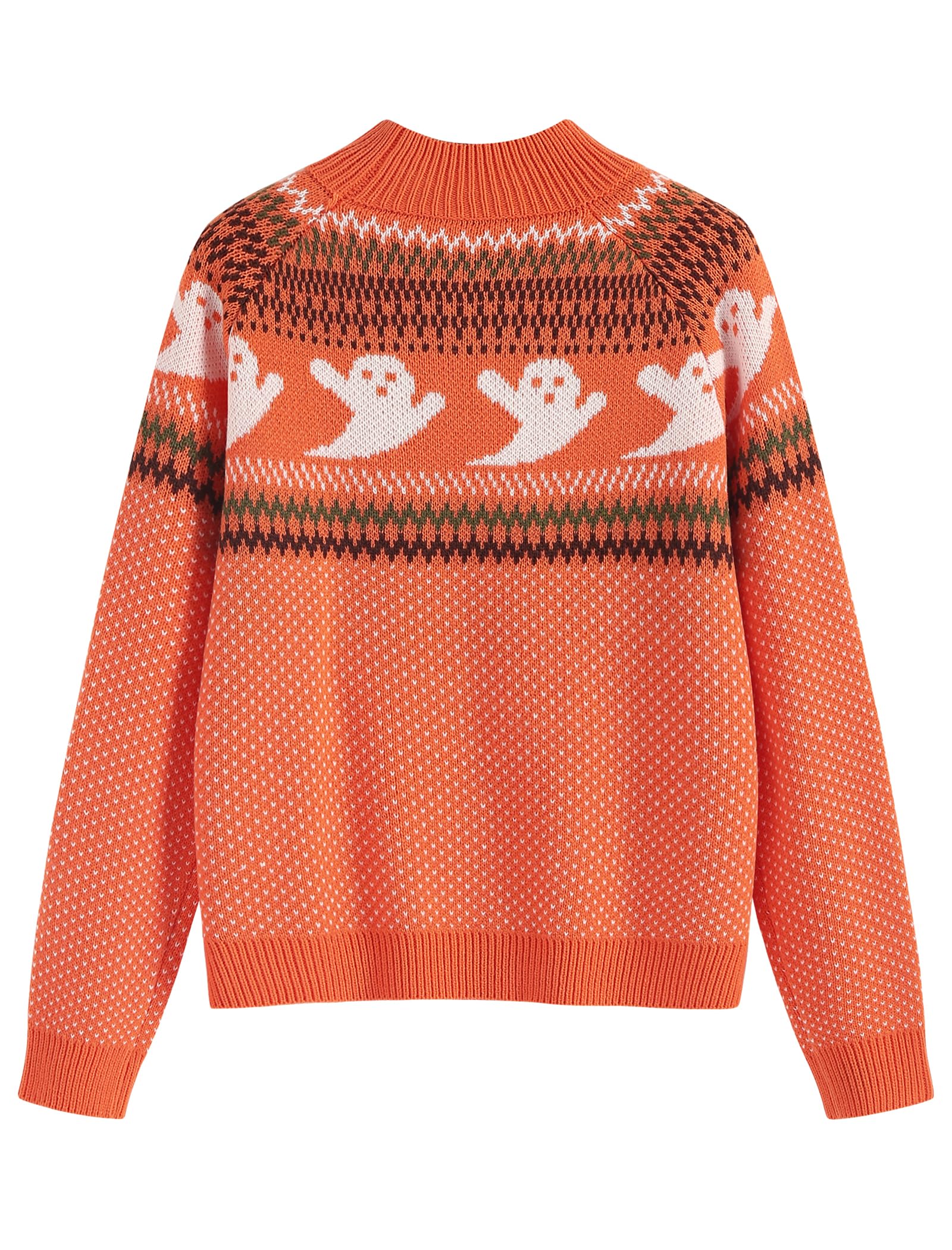 Foto 3 pulgar | Jersey Zaful de Cuello Alto con Manga de Farol para Mujer - Venta Internacional