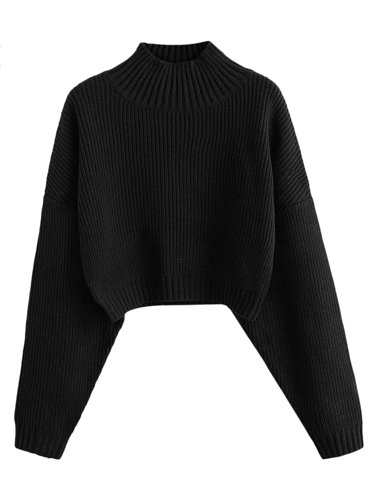 Foto 2 pulgar | Jersey Zaful de Cuello Alto para Mujer - Venta Internacional