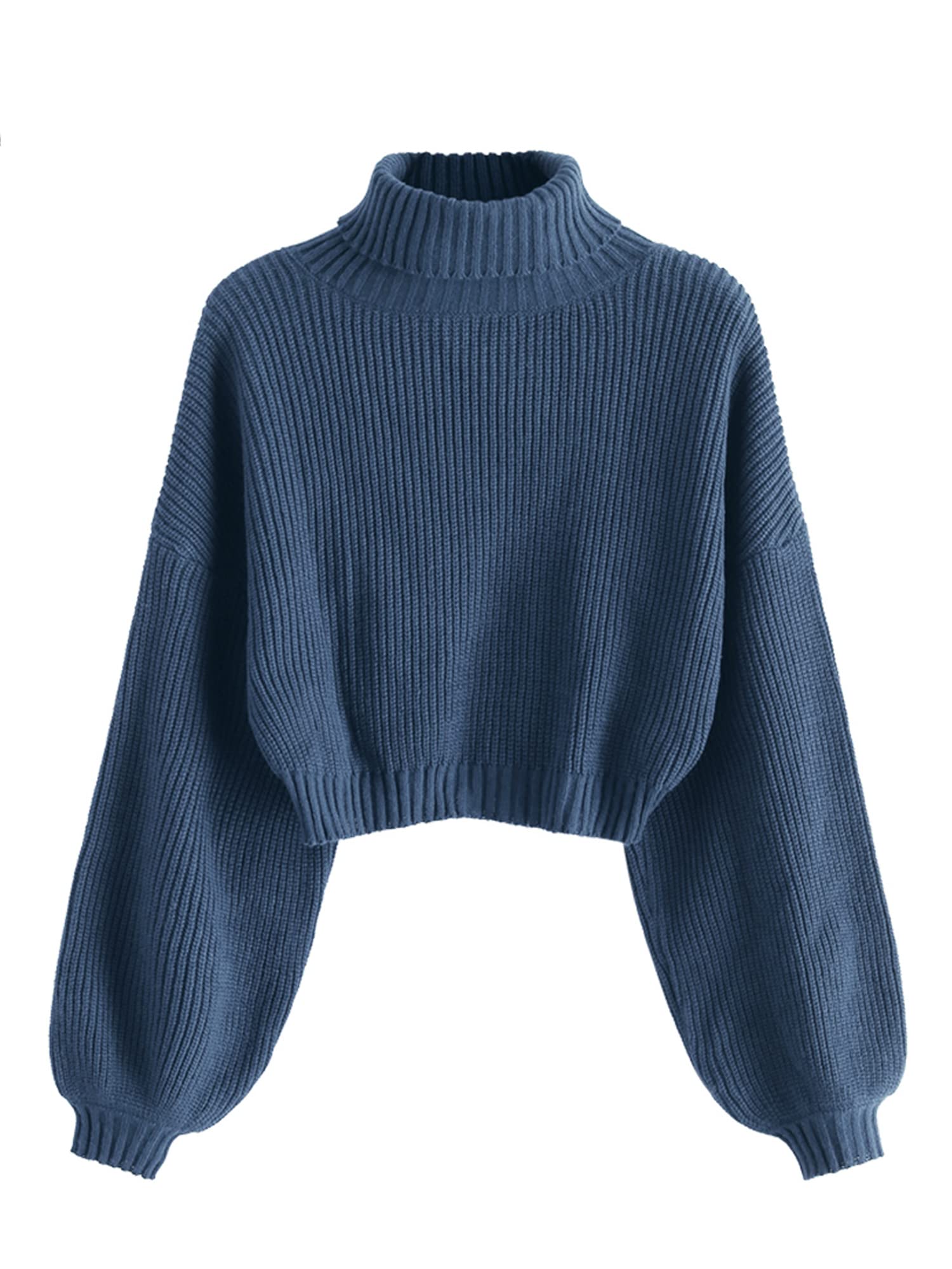Foto 1 | Jersey Zaful de Cuello Alto Recortado para Mujer - Venta Internacional