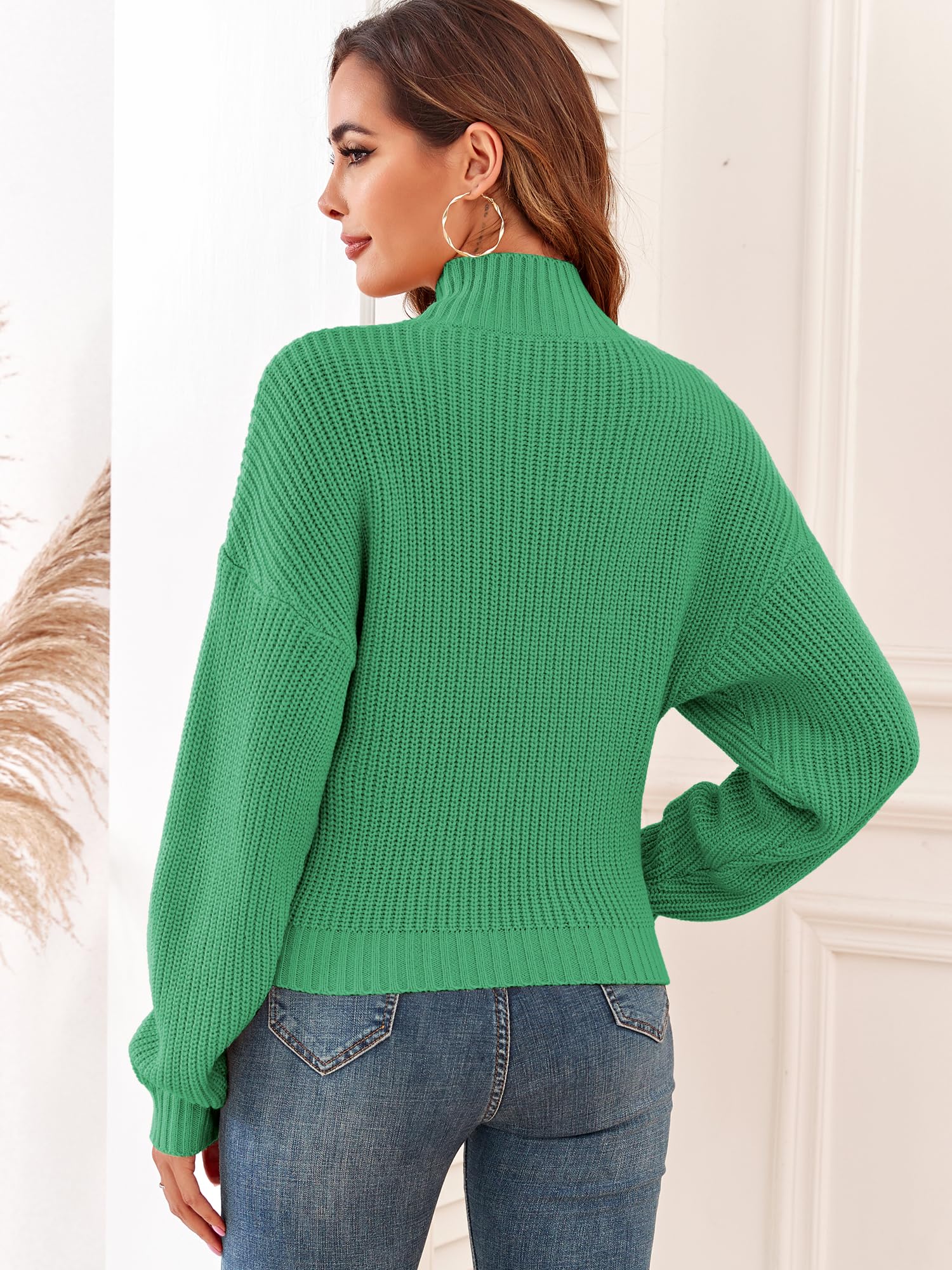 Foto 4 pulgar | Suéter Zaful de Cuello Alto para Mujer - Venta Internacional