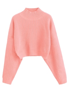 Foto 1 | Jersey Zaful con Cuello Alto y Manga Linterna para Mujer - Venta Internacional