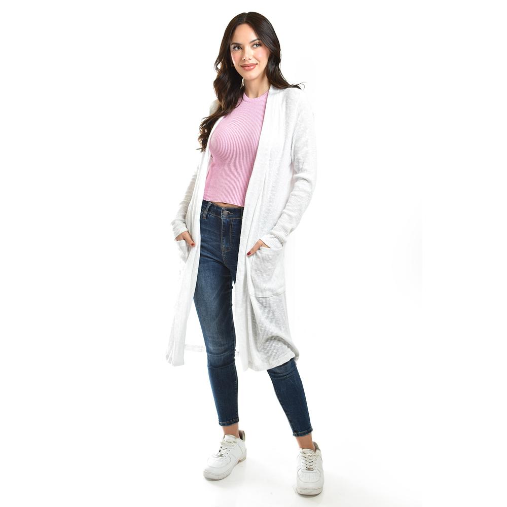 Foto 5 | Cardigan Largo Roman Fashion /juvenil, 5056 (blanco) Blanco