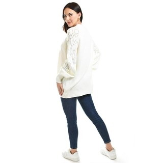 Foto 3 | Cardigan De Punto Roman Fashion /juvenil, 41849 (blanco) Blanco