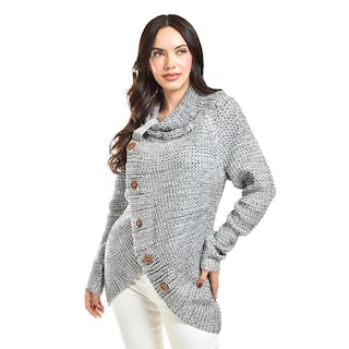 Foto 1 | Sueter Envolvente Roman Fashion /juvenil, 100 (gris) Gris