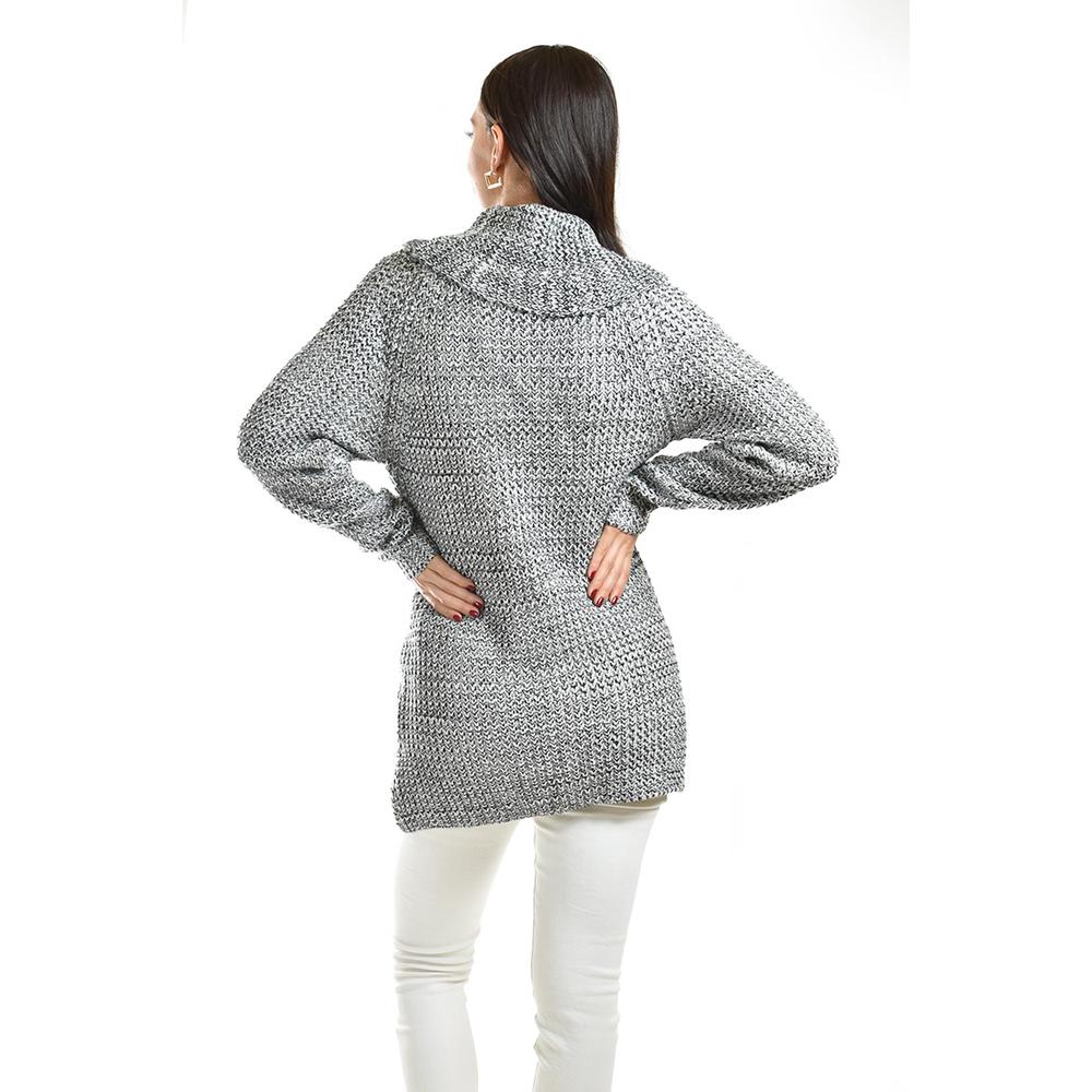 Foto 4 pulgar | Sueter Envolvente Roman Fashion /juvenil, 100 (gris) Gris