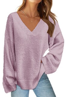 Foto 1 | Jersey Merokeety para Mujer Cuello V Forro Polar - Venta Internacional