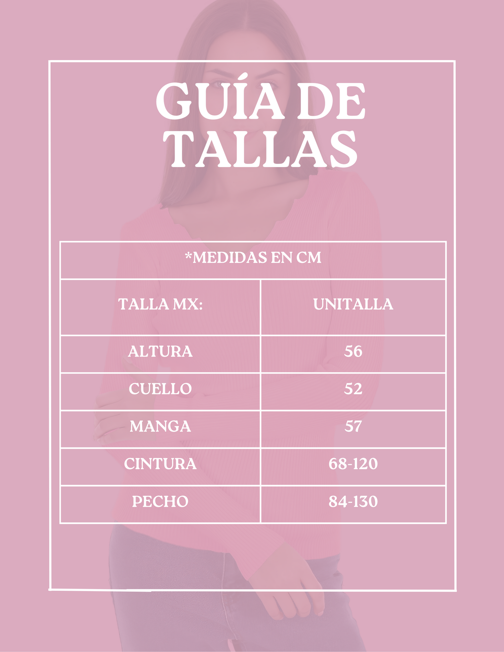 Foto 6 pulgar | Suéter para Mujer Cuello V Canalé Rosa