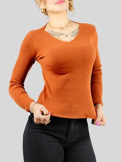Foto 4 | Suéter para Mujer Cuello V Canalé Shedron