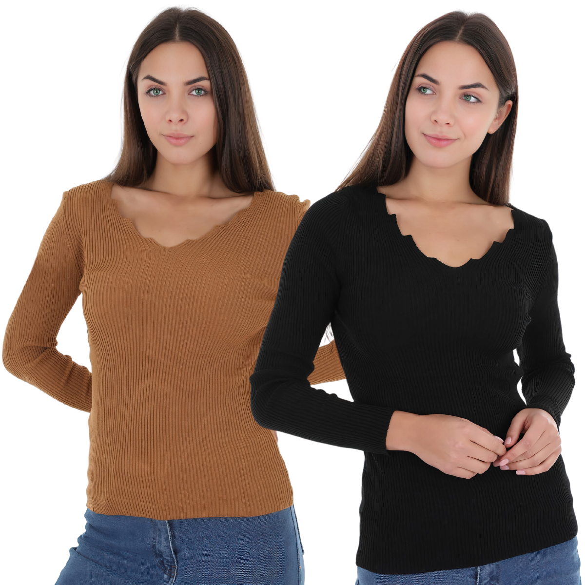 Set de Sueter Casual Canale para Mujer 2 Piezas