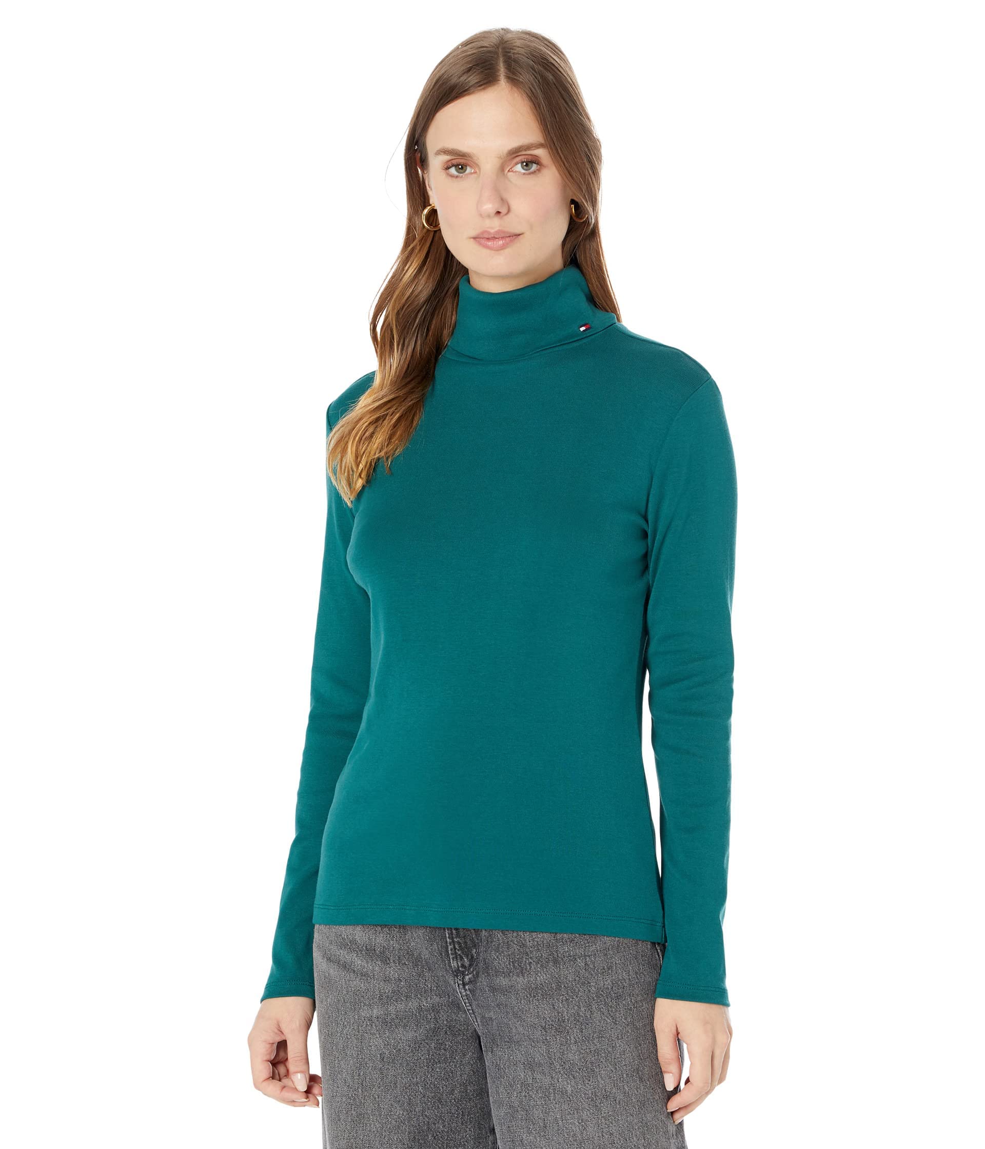 Foto 1 | Jersey Tommy Hilfiger De Cuello Alto De Manga Larga Para Mujer - Venta Internacional.