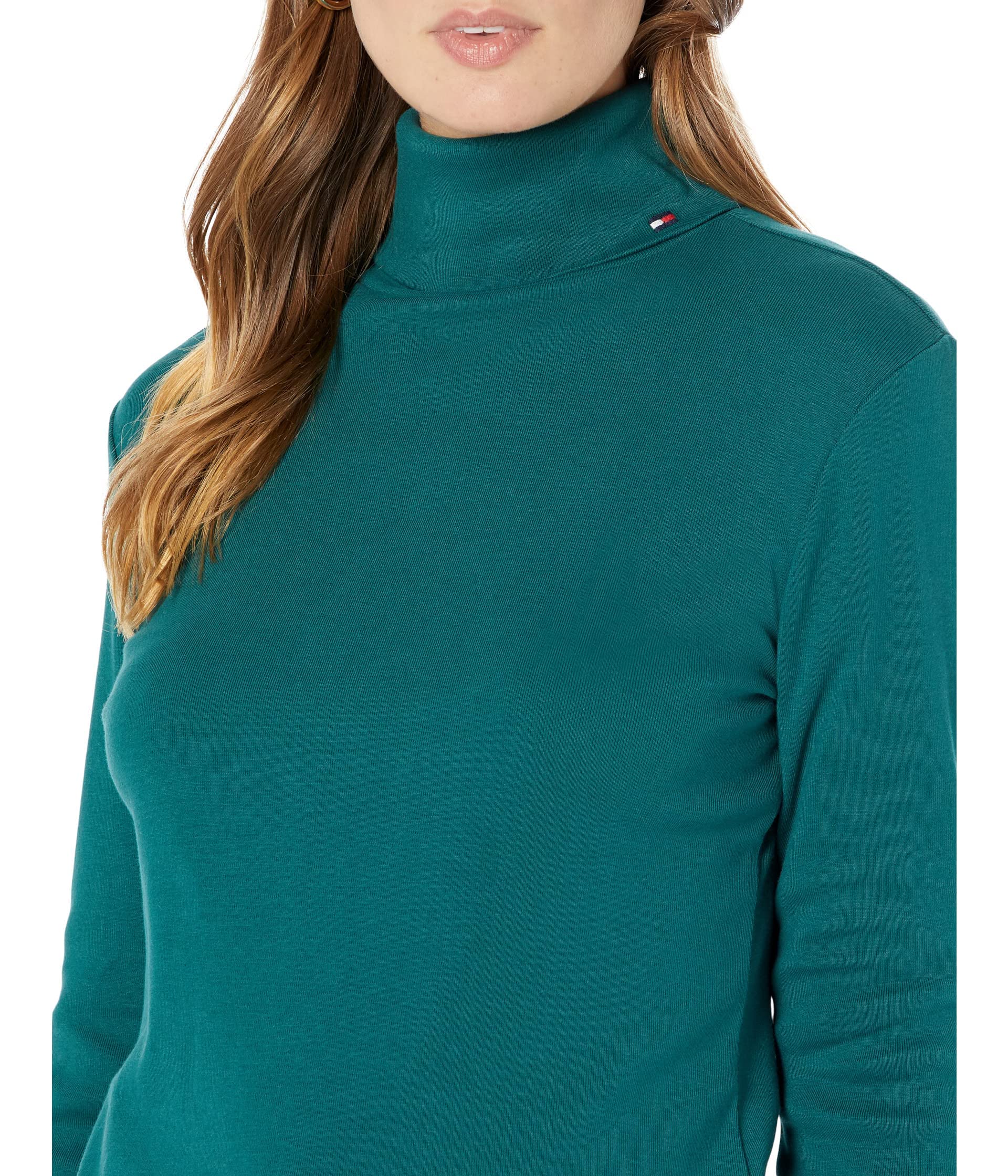 Foto 4 pulgar | Jersey Tommy Hilfiger De Cuello Alto De Manga Larga Para Mujer - Venta Internacional.