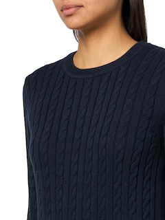 Foto 3 | Jersey Tommy Hilfiger Para Mujer, Algodón, Cuello Redondo, Azul - Venta Internacional.