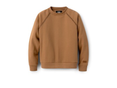 Foto 1 | Sudadera Ugg Classic Con Cuello Redondo Para Mujer, Color Castaño - Venta Internacional.