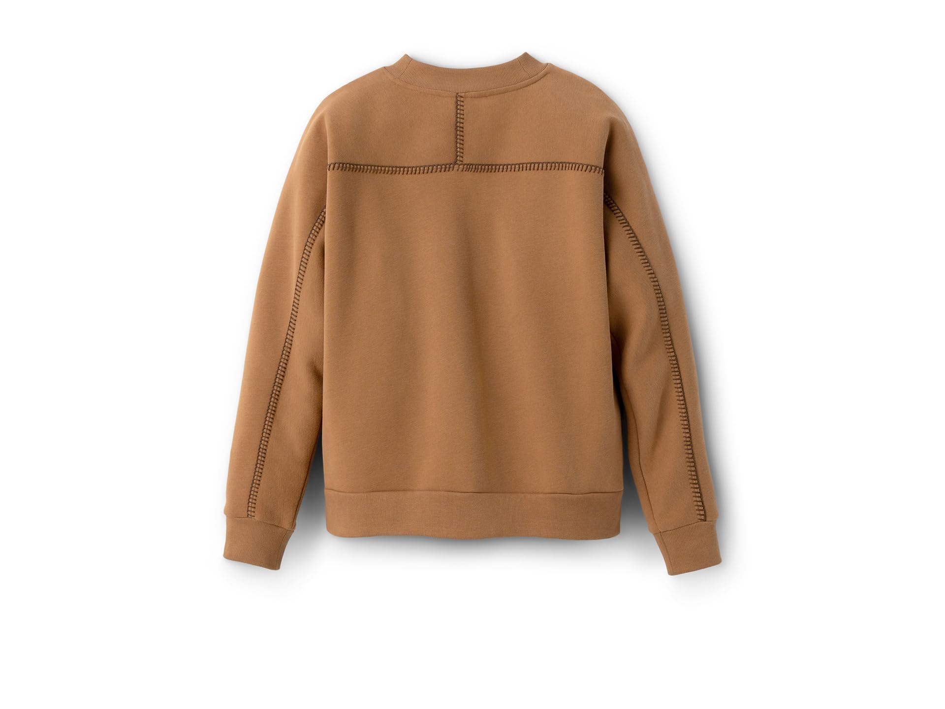 Foto 3 pulgar | Sudadera Ugg Classic Con Cuello Redondo Para Mujer, Color Castaño - Venta Internacional.
