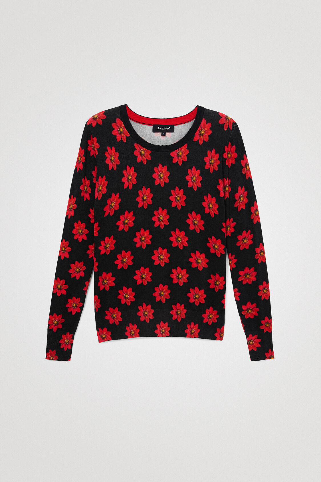 Jersey Punto Flores Desigual para Mujer