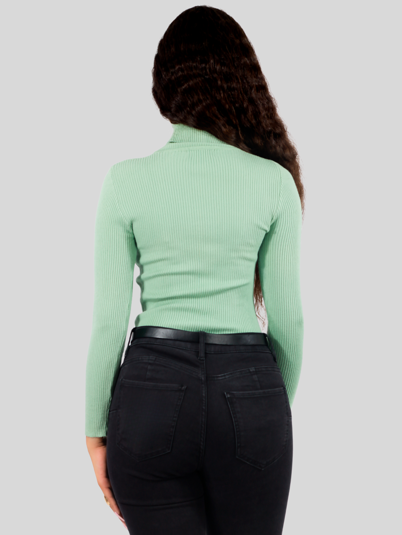 Foto 4 pulgar | Suéter Verde para Mujer