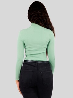 Foto 3 | Suéter Verde para Mujer