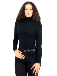 Foto 1 | Suéter Negro para Mujer