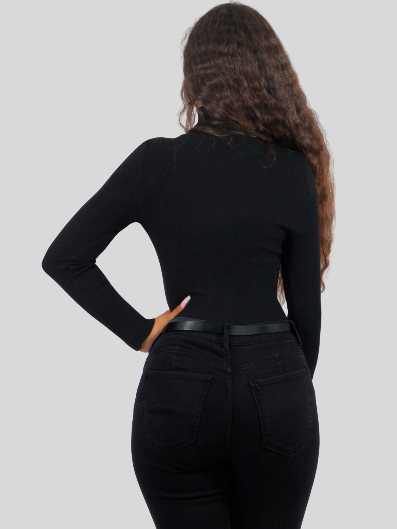 Foto 4 pulgar | Suéter Negro para Mujer