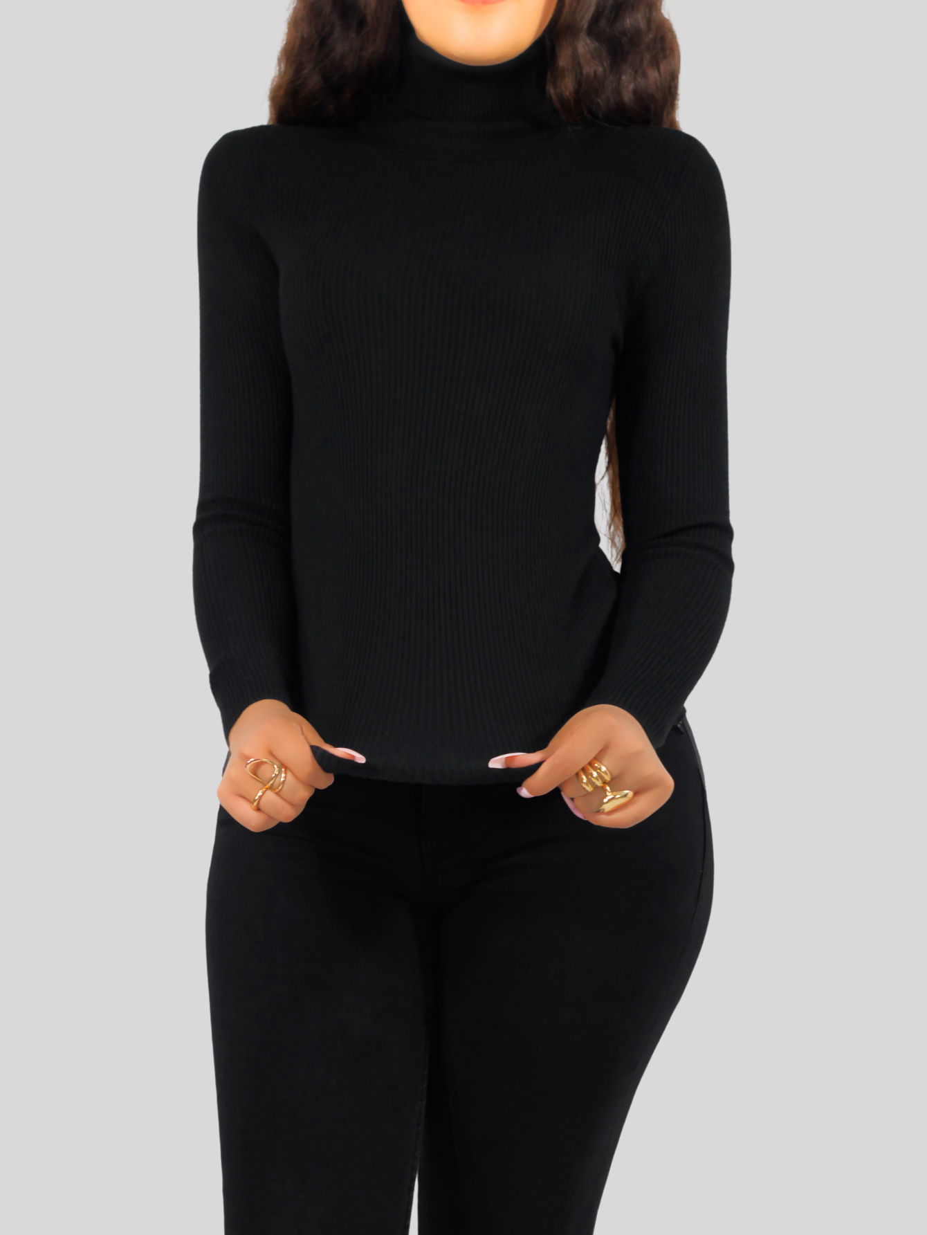 Foto 5 pulgar | Suéter Negro para Mujer