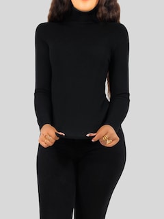Foto 4 | Suéter Negro para Mujer