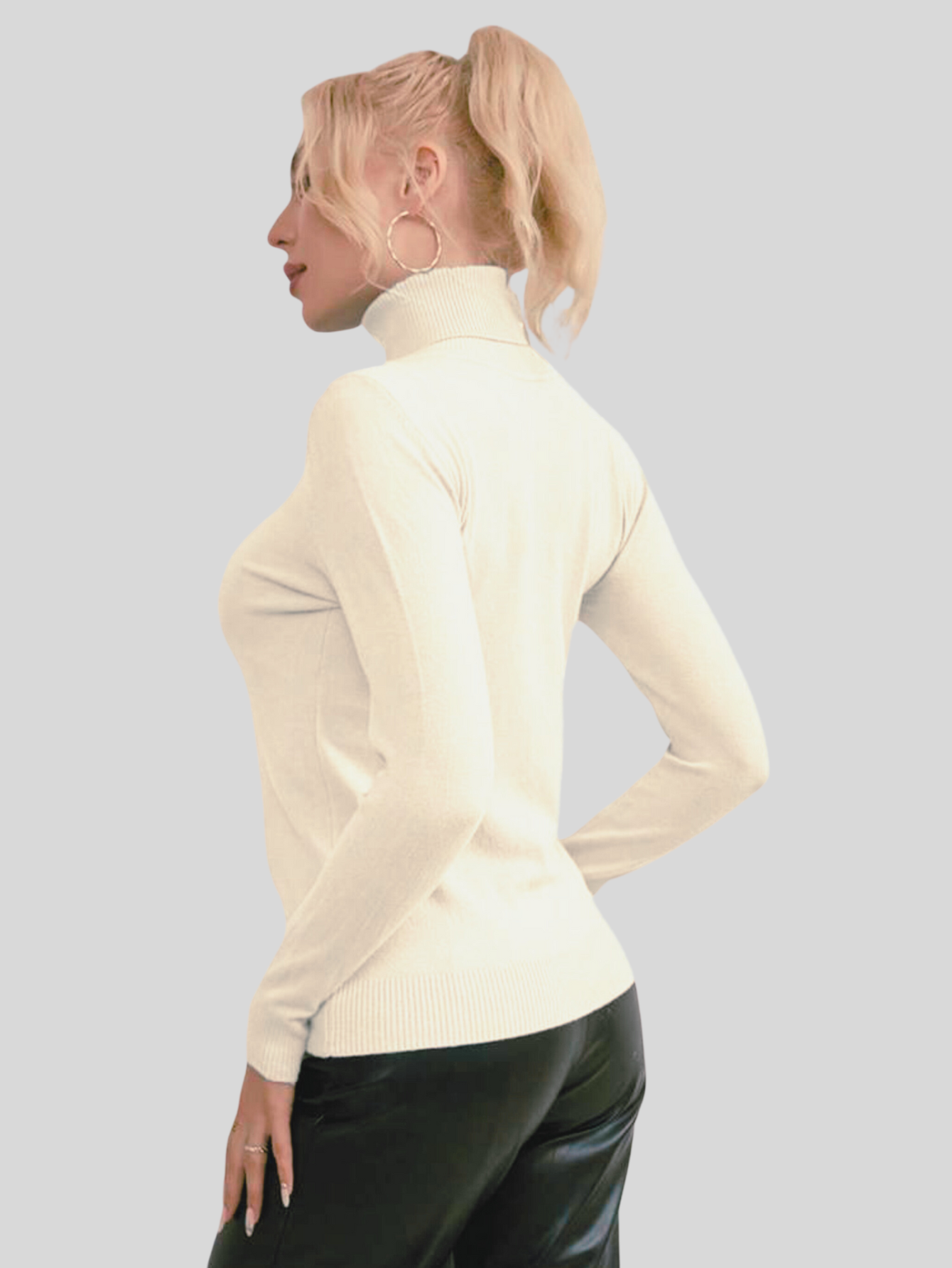 Foto 4 pulgar | Set De 2 Sueteres Mujer De Cuello Alto Sueteres Dama Suet-1023-px2 Variedad De Colores Sweaters