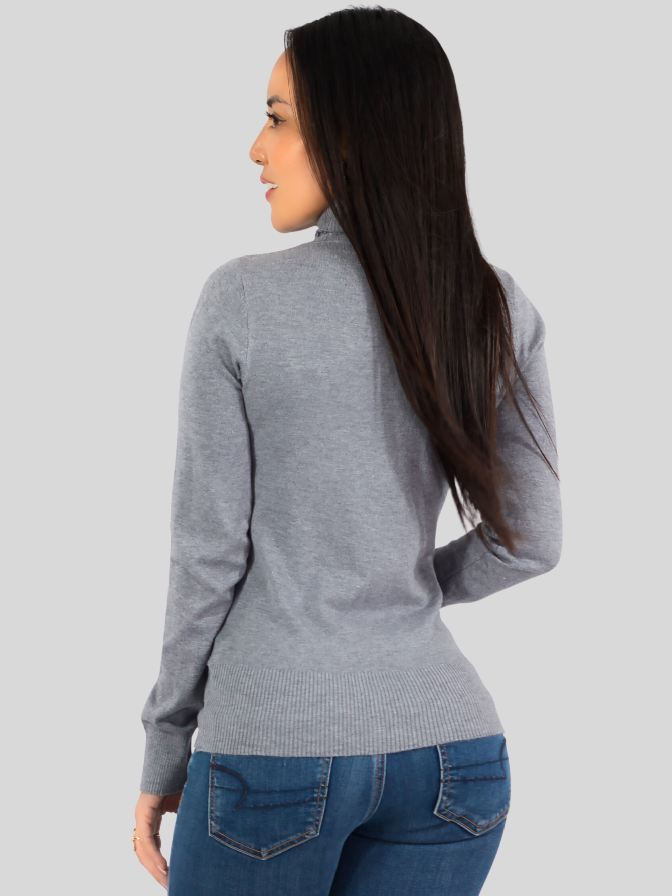 Foto 6 pulgar | Set De 2 Sueteres Mujer De Cuello Alto Sueteres Dama Suet-1023-px2 Variedad De Colores Sweaters