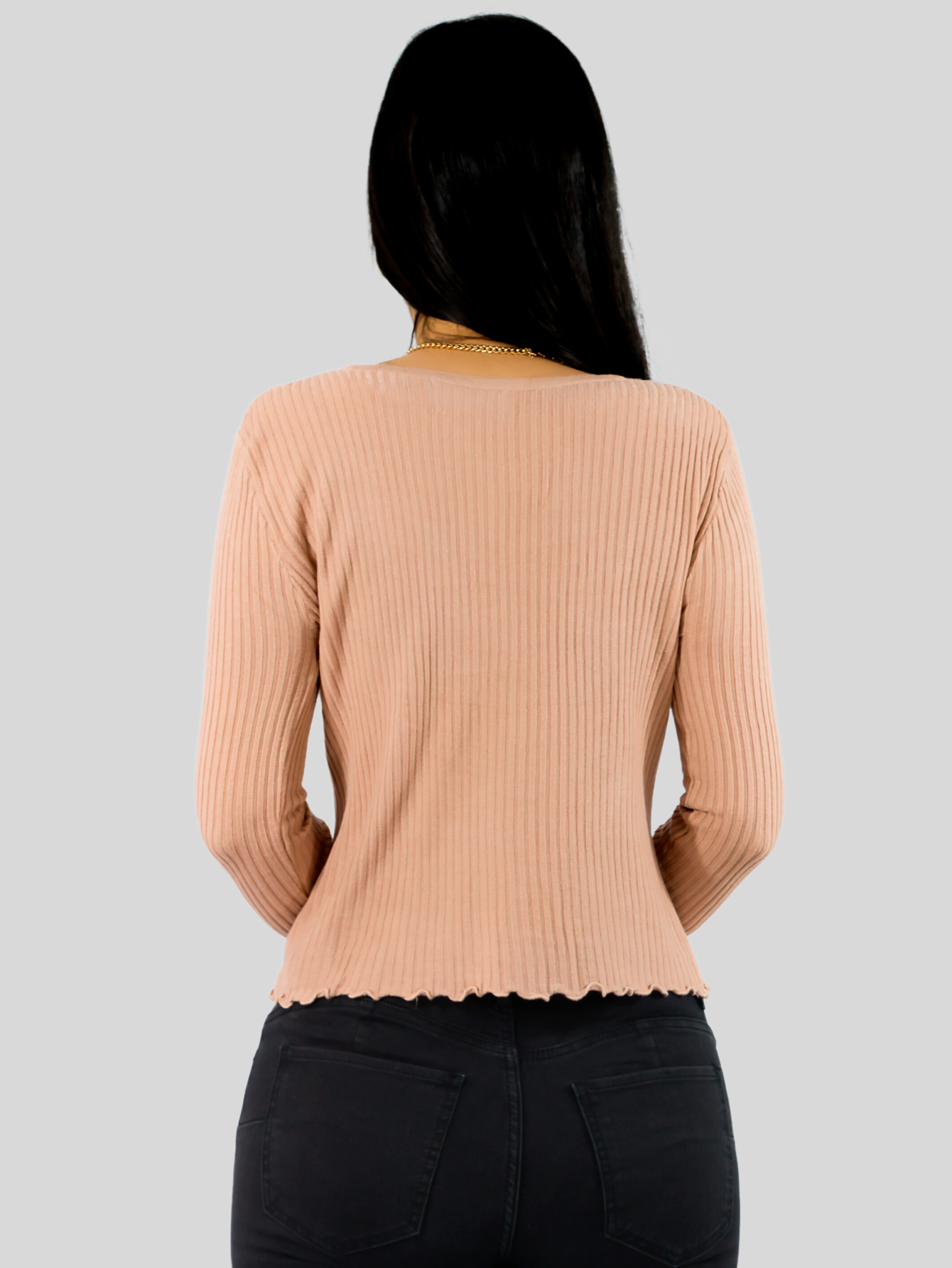 Foto 4 pulgar | Set De 2 Suéteres De Mujer Manga Larga Suéteres Botones Lic-1042-px2 Variedad De Colores Sweaters Punto